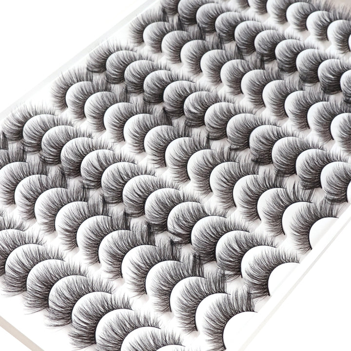 👁️✨ 3D Multi-Layered False Eyelashes – Realistic, Soft & Comfortable Reusable Lashes