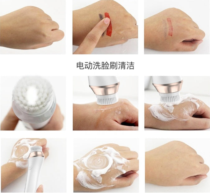 💖🌀 Mini Face Rotating Pore Cleansing Brush | 3-Speed Electric Facial Cleanser