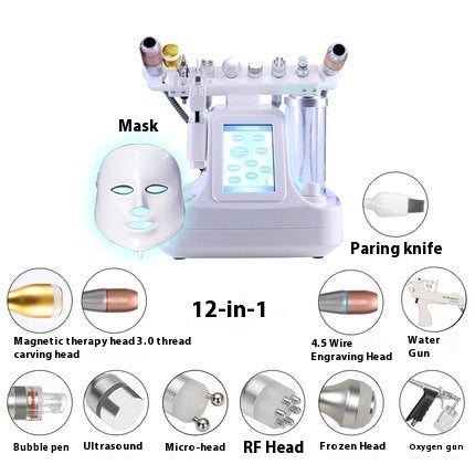 💎✨ Beauty Instrument Cleaner | Face Oxygen Injection & Mesotherapy Color Light Mask Device