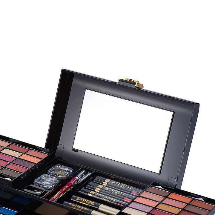 💄 36-Color Eye Makeup Set – Eyeshadow, Blush, Contour, Lip Gloss & Full Face Kit (Black Case) ✨