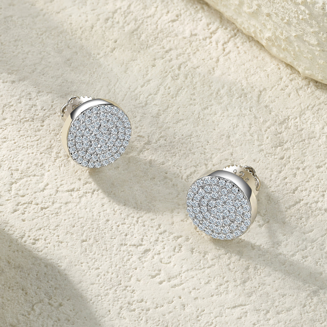 Luxurious Minimalist Moissanite Earring Set