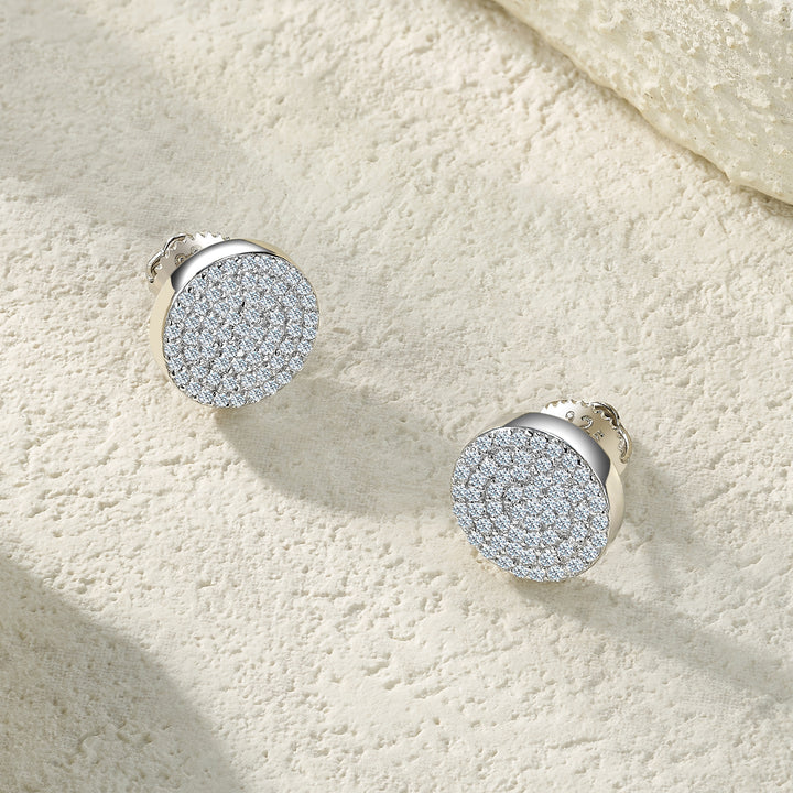 Luxurious Minimalist Moissanite Earring Set