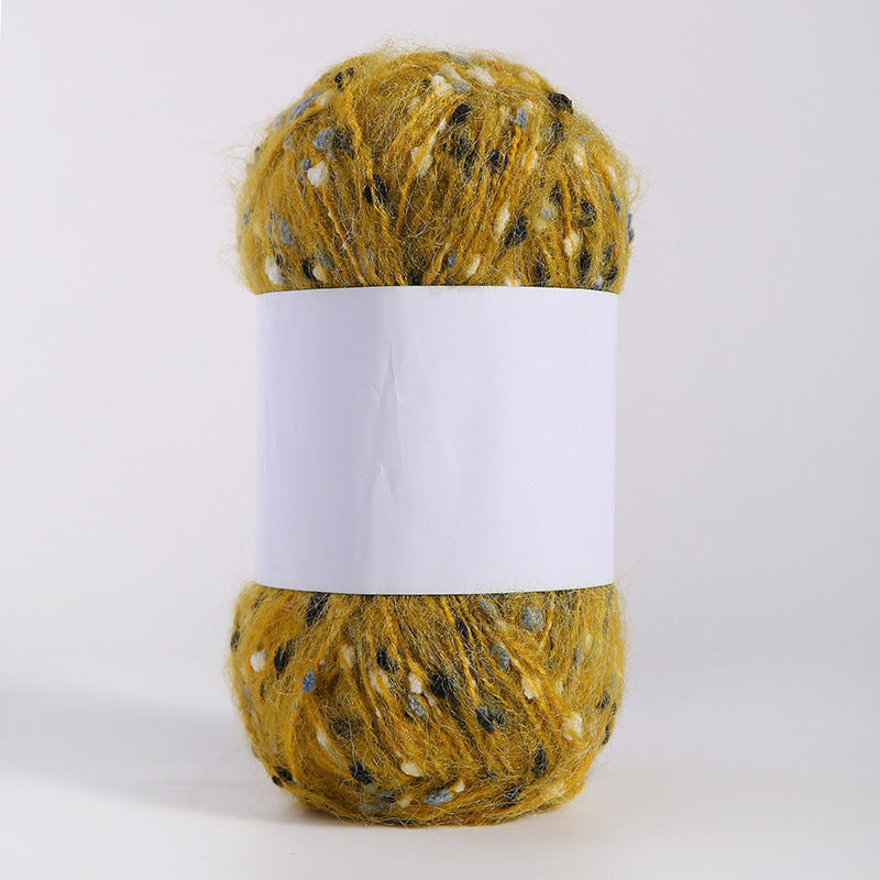 Colored Mohair Knitting Yarn – Soft Hand Woven Mohair Thread for Sweaters, Scarves & DIY Crafts