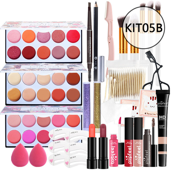💄 Beginner Makeup Cosmetics Set – Concealer, Eyeliner & Eyebrow Pencil Kit (Multi-Variant) ✨