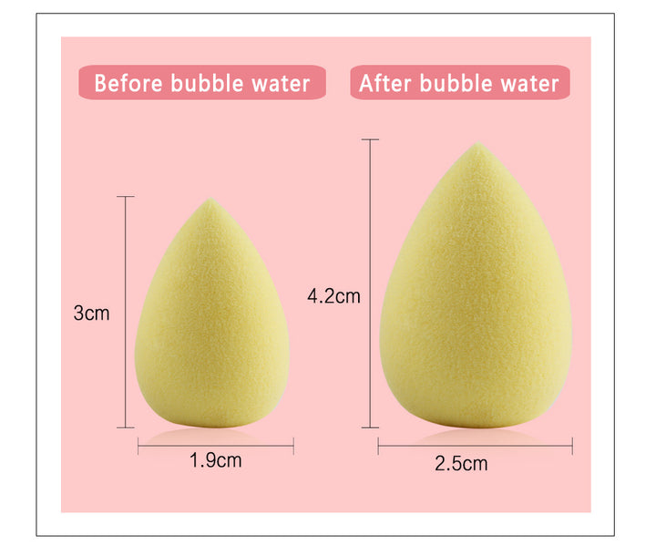 💄✨ Mini Soaking Big Puff | Non-Latex Wet & Dry Makeup Sponge Set (10PCS)