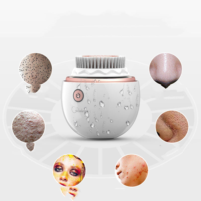 💖🧼 Electric Facial Cleanser Face Brush | Sonic Vibration Pore Cleansing Device