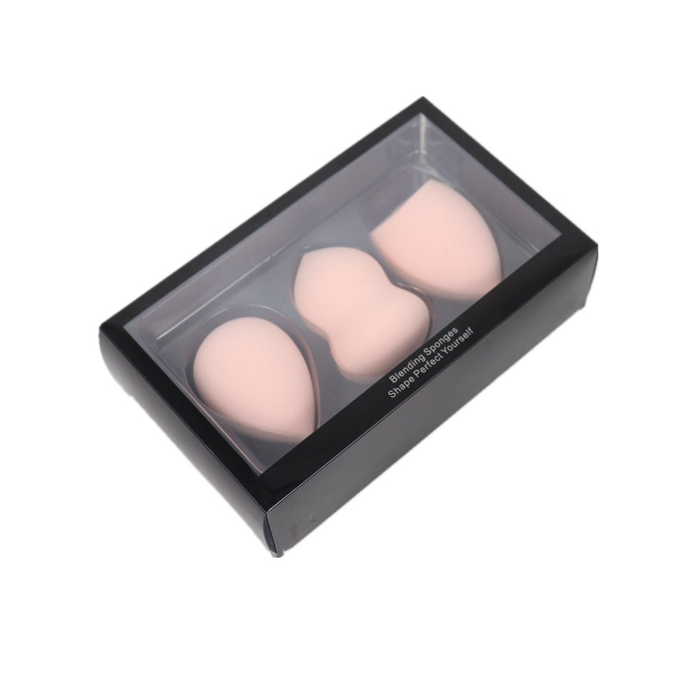 🥚💄 3 Pack Beauty Egg Set – Wet & Dry Makeup Sponge with Cylinder Holder