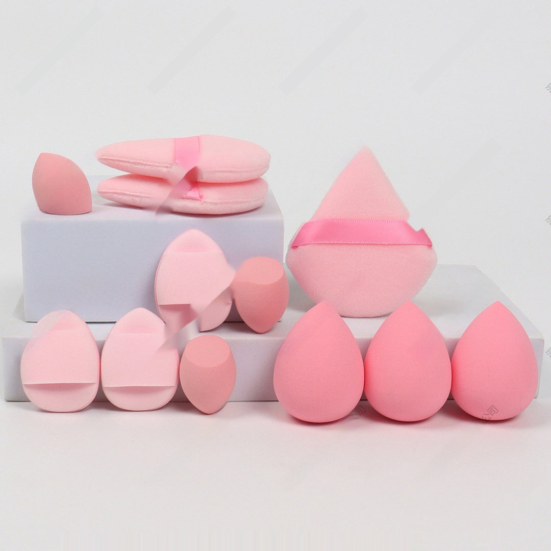 🥚💄 12-Piece Makeup Sponge Puff Set – Soft Beauty Blender Kit (Wet & Dry Use)