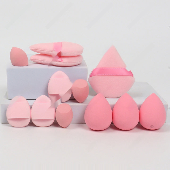 🥚💄 12-Piece Makeup Sponge Puff Set – Soft Beauty Blender Kit (Wet & Dry Use)