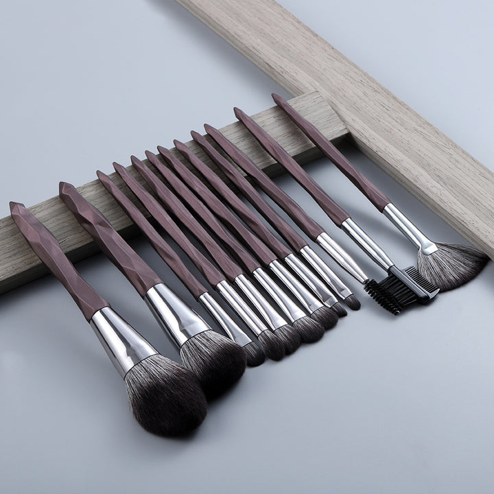 ✨ Diamond Handle Makeup Brush Set — 15-Piece Beauty Tools Kit 💄💎