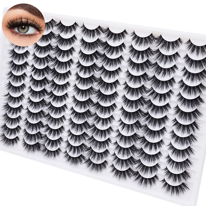 👁️✨ 3D False Eyelashes – Multi-Layered Realistic Soft & Comfortable Reusable Lashes
