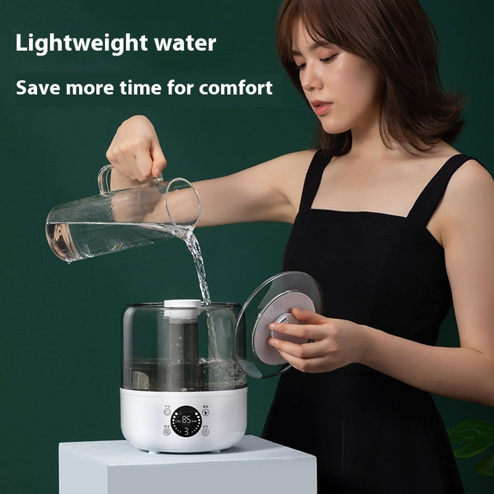 💧🏠 Silent Household Humidifier | Large Capacity Dual-Mist Remote Control Unit
