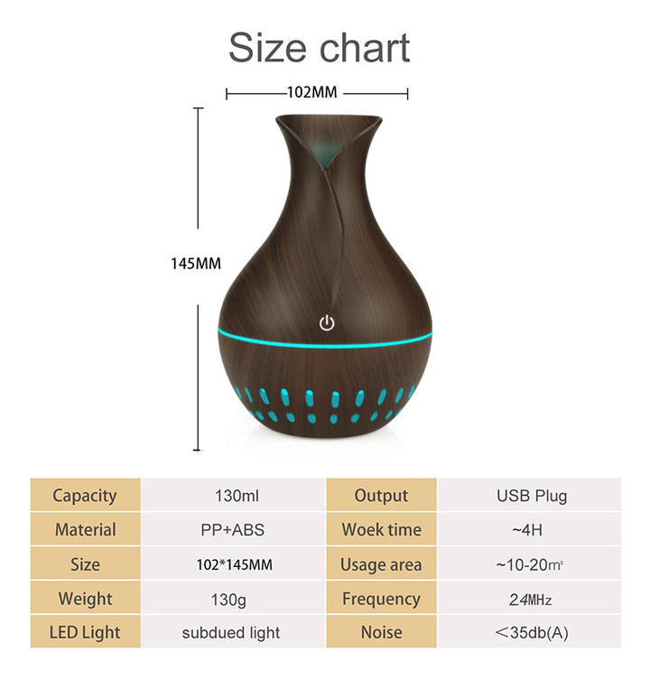 💧🌈 Colorful Mini Hollow Humidifier | Translucent USB Desk Mist Diffuser ✨