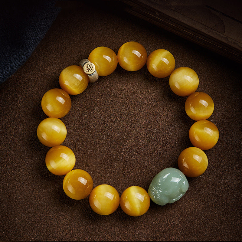 Hetian Jade Pixiu Zodiac Bracelet – Protective and Stylish