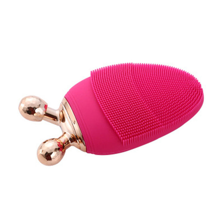 💖🧼 Electric Silicone Cleansing Instrument | Ultrasonic Facial Massage & Deep Cleaning Device