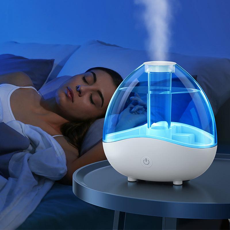 💧🏠 Transparent Quiet Humidifier | 1.5L Large Spray Bedroom Unit