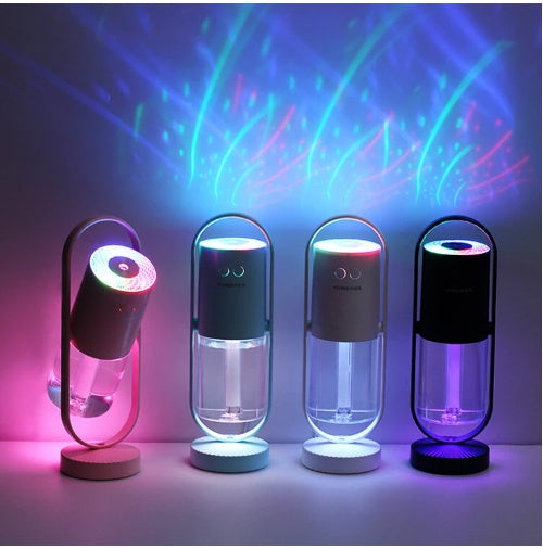 ✨🔮 Magic Shadow USB Humidifier | Projection Night Light Mist Maker 🌈