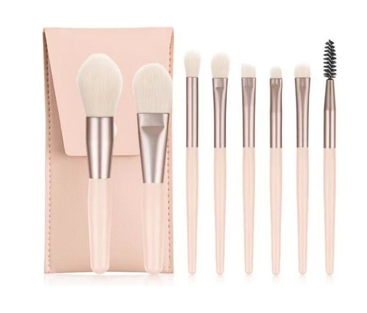 🍬✨ Eight Macaron Makeup Brush Eye Detail Set 💄