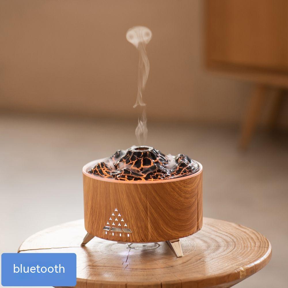 🌋💧 White Noise Volcano Humidifier | Bluetooth Speaker Aroma Diffuser 🎶✨