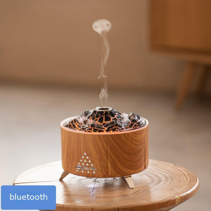 🌋💧 White Noise Volcano Humidifier | Bluetooth Speaker Aroma Diffuser 🎶✨