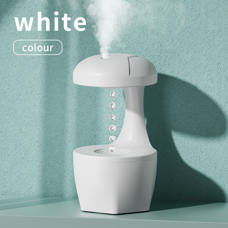 💧✨ Anti-Gravity Water Droplet Humidifier | 800ml USB Aromatherapy Diffuser 🌊