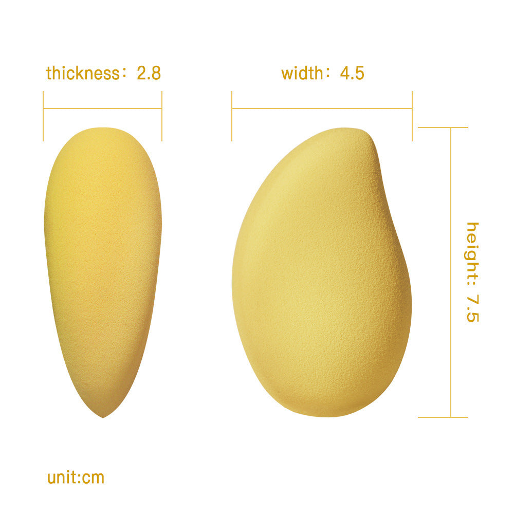 🥭💄 Little Mango Makeup Egg Set – Creative Soft Beauty Sponge (3PCS Wet & Dry Blender)