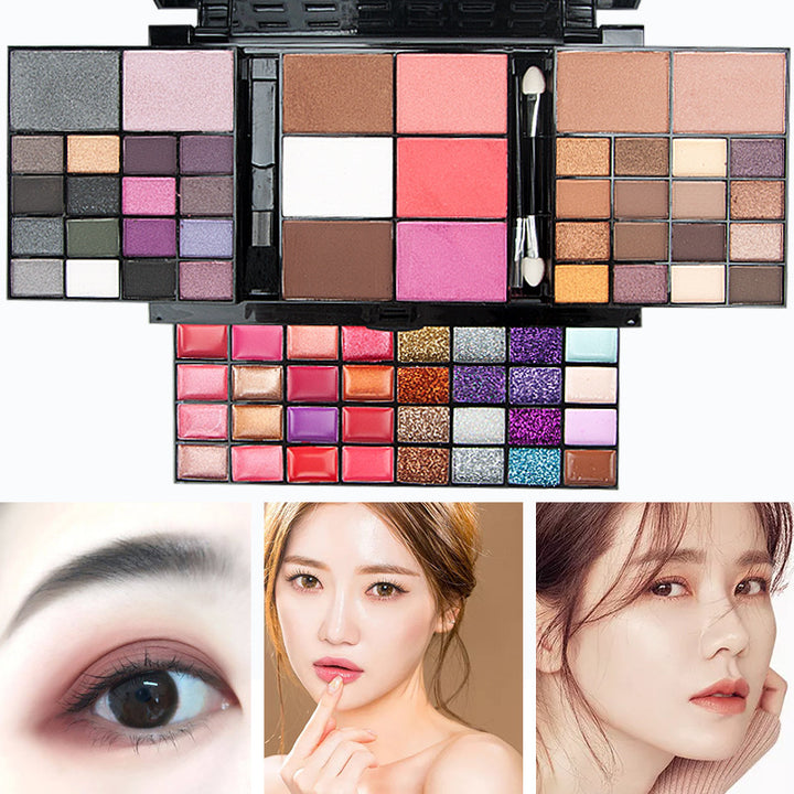 🎨💄 74 Colors All-in-One Makeup Palette | Eyeshadow, Lip Gloss, Blush & Contour Kit ✨