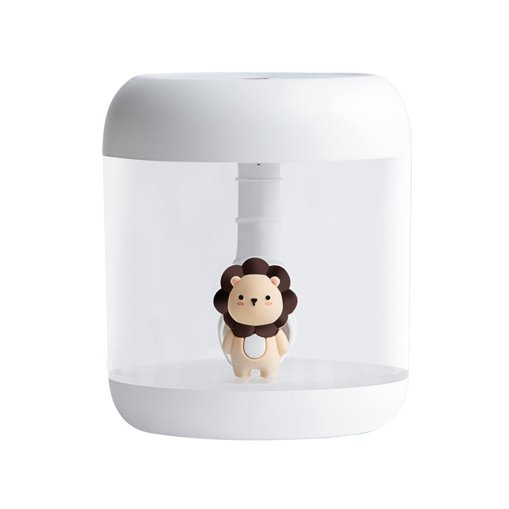 🐾💧 Mini Cute Pet Cartoon USB Humidifier | Silent Desk Aroma Diffuser 🎁✨