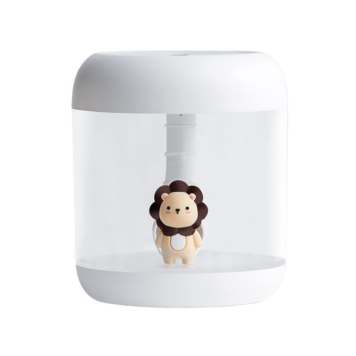🐾💧 Mini Cute Pet Cartoon USB Humidifier | Silent Desk Aroma Diffuser 🎁✨