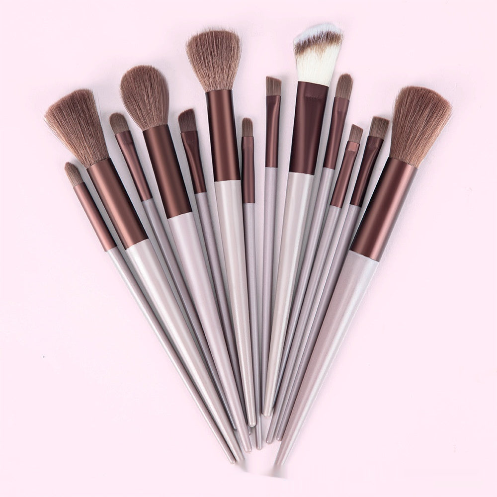✨ Portable Complete Makeup Brush Set — Multi-Color Beauty Tools Kit 💄