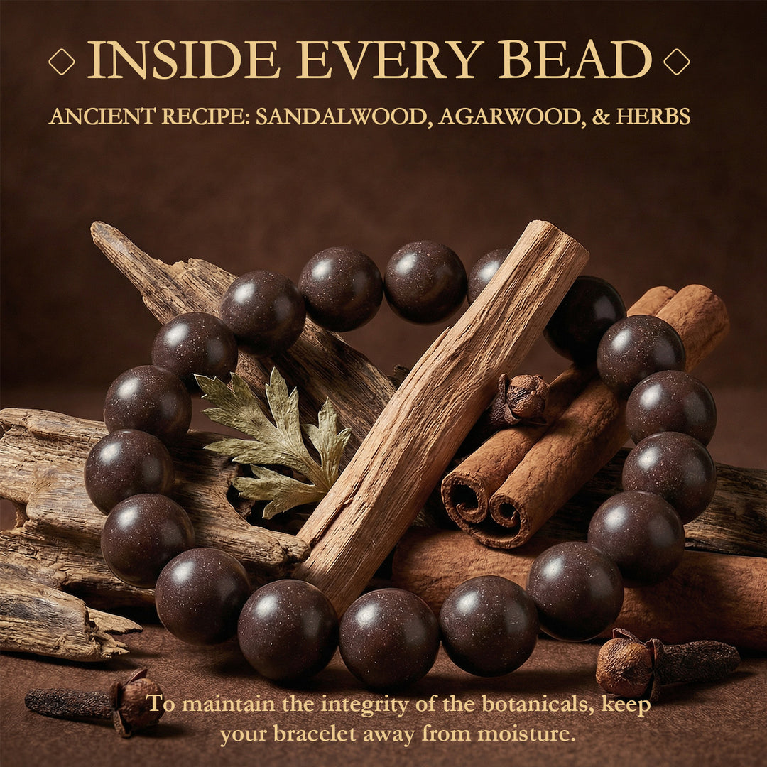 Chinese Herbal Bead Bracelet – Lightweight Traditional Wellness Jewelry