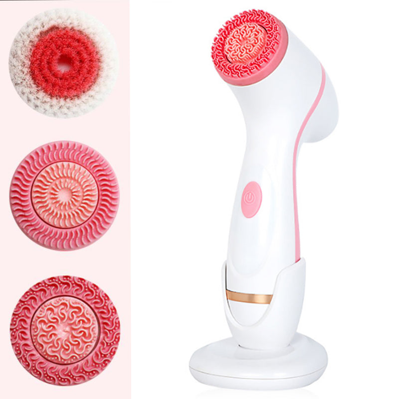 💖🧼 Electric Silicone Facial Cleanser | Ultrasonic Pore Cleansing Beauty Device