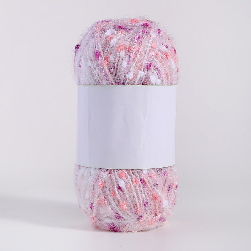Colored Mohair Knitting Yarn – Soft Hand Woven Mohair Thread for Sweaters, Scarves & DIY Crafts