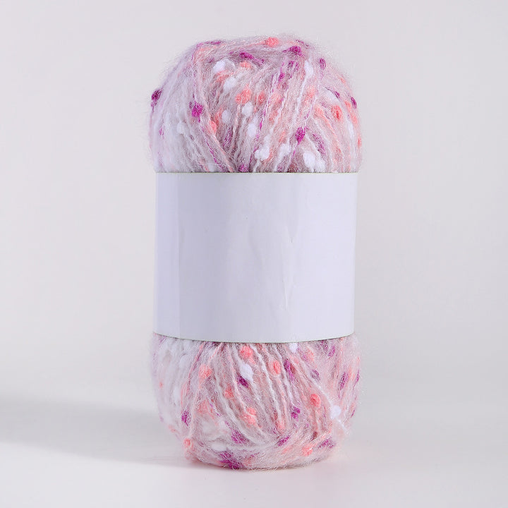 Colored Mohair Knitting Yarn – Soft Hand Woven Mohair Thread for Sweaters, Scarves & DIY Crafts