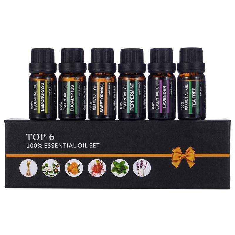 🌿 Lavender 10ml One-way Aromatherapy Massage Oil Set (6 × 10ml)