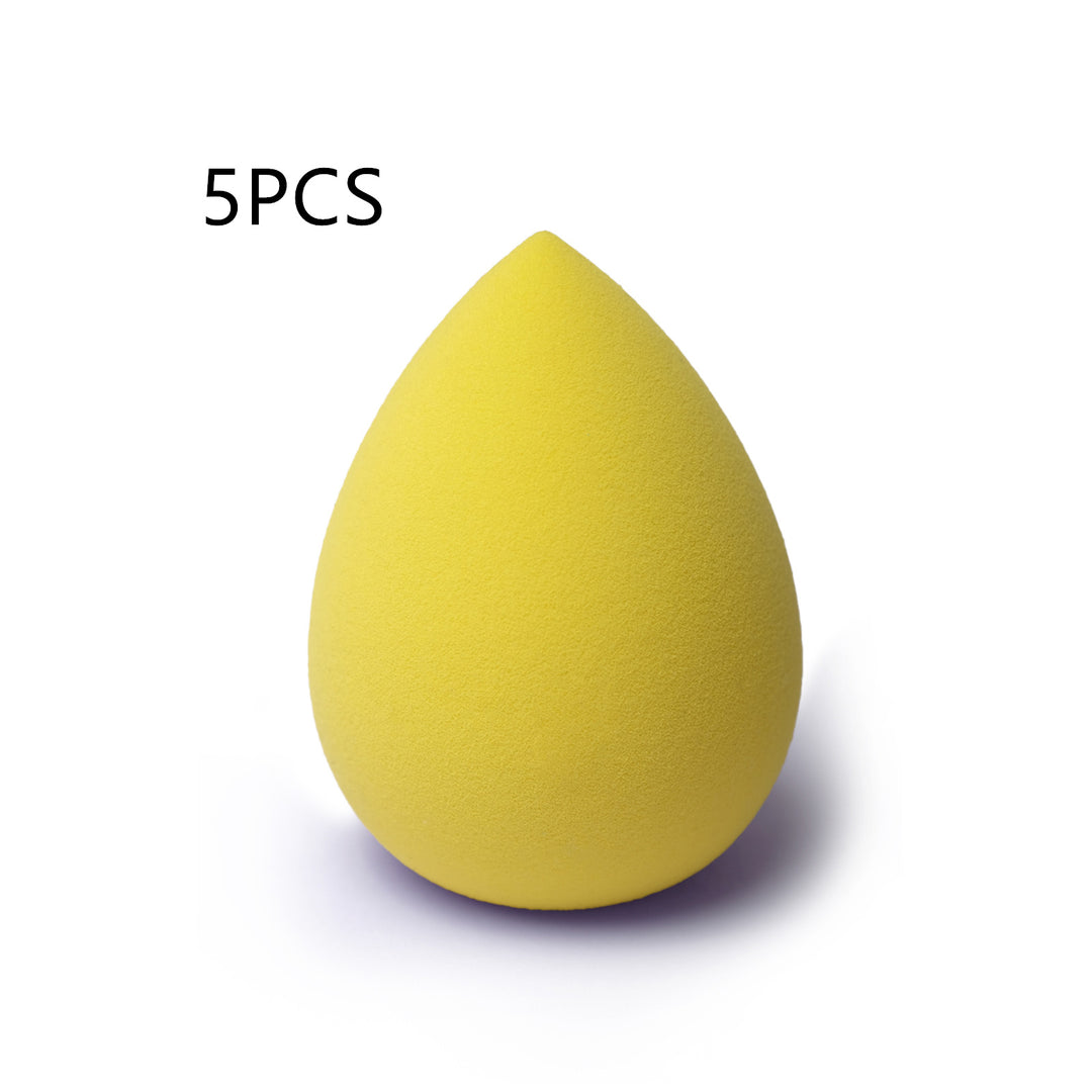 🥚💄 Solid Color Water Drop Makeup Sponge – Soft Beauty Egg Powder Puff (Wet & Dry Use)