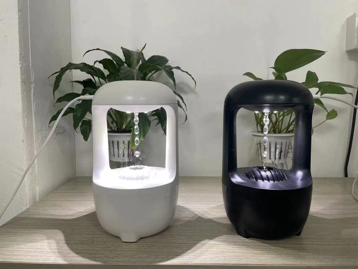 💧🌈 Anti-Gravity Water Drop Humidifier | Large Capacity Aromatherapy Mist Maker ✨