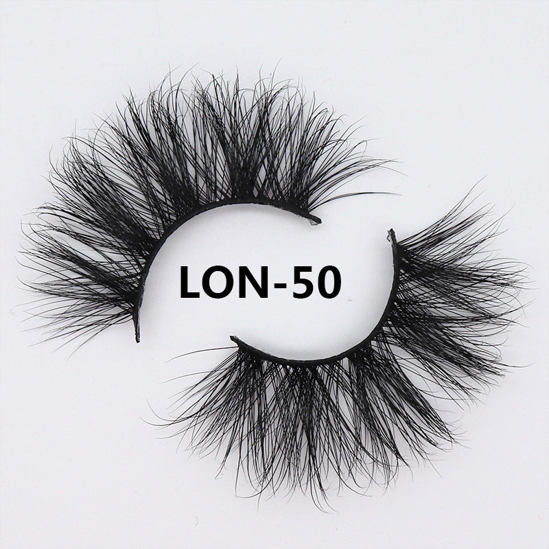 👁️✨ 25MM 3D Mink Eyelashes – Long Dramatic Handmade False Lash Set