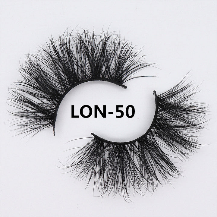 👁️✨ 25MM 3D Mink Eyelashes – Long Dramatic Handmade False Lash Set