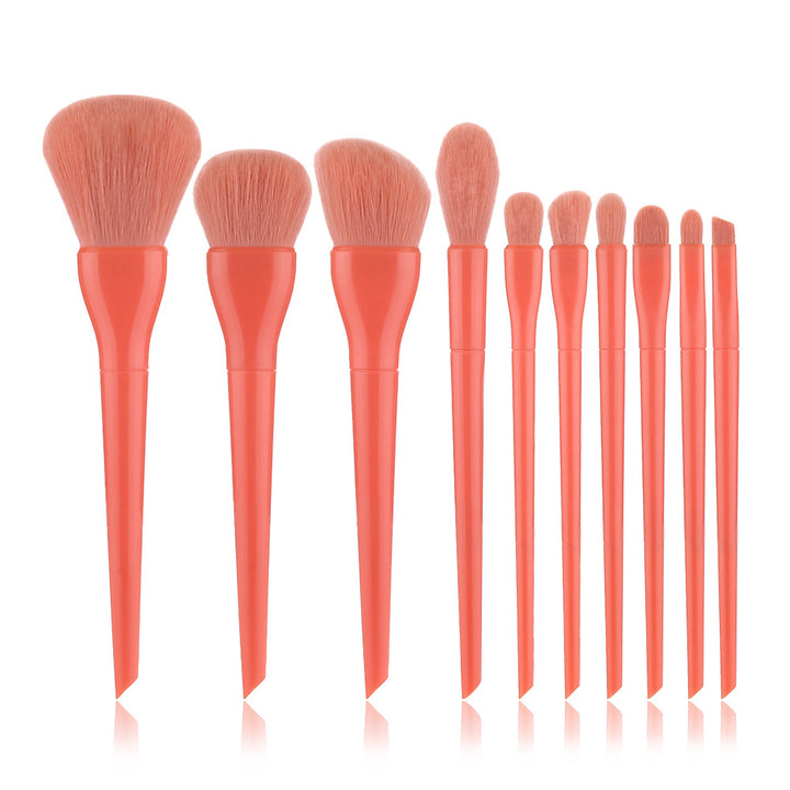 ✨ 10-Piece Candy-Colored Makeup Brush Set — Fun Beauty Tools 💄🍭