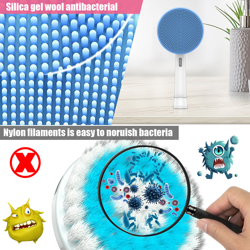 💖🧼 Suitable for Oule Electric Toothbrush Facial Cleanser | Silicone Daily Face Wash Tool