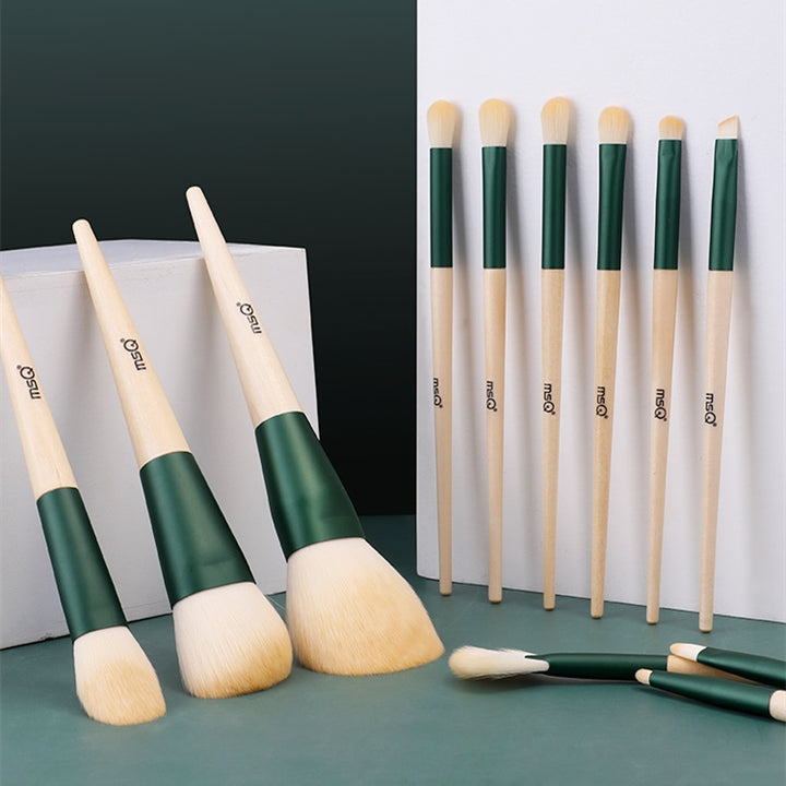 ✨ MSQ 12-Piece Makeup Brush Set — Professional Learning Kit 💄