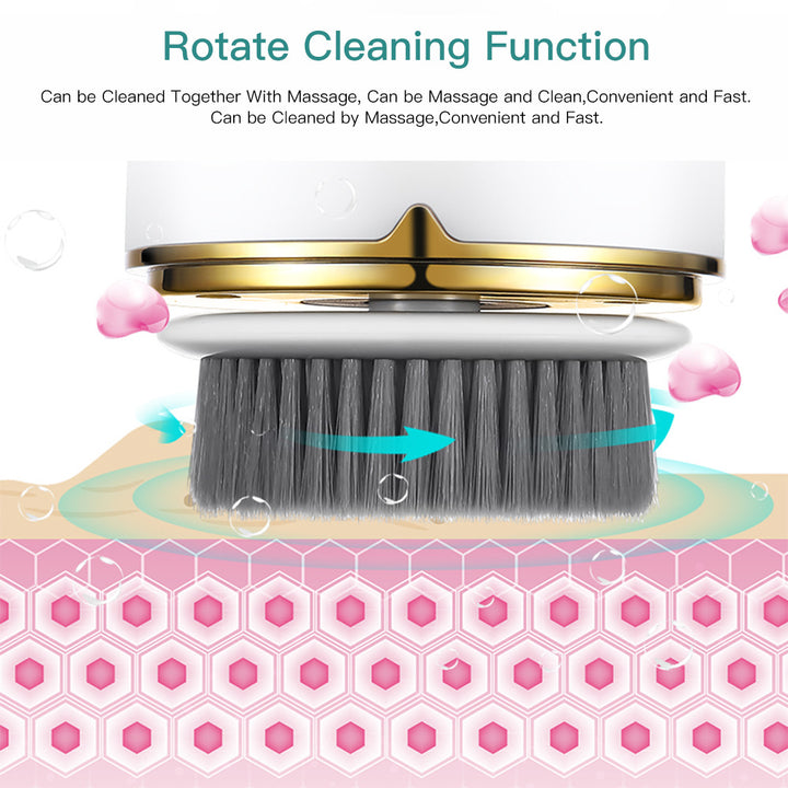 💖🧼 Multifunctional Face Washing Instrument | Electric Rotating Deep Cleansing Device