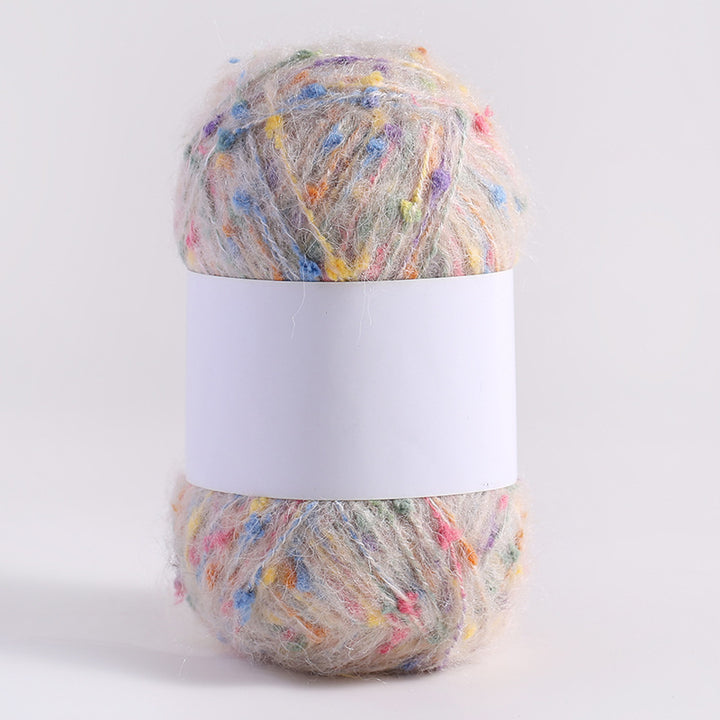Colored Mohair Knitting Yarn – Soft Hand Woven Mohair Thread for Sweaters, Scarves & DIY Crafts