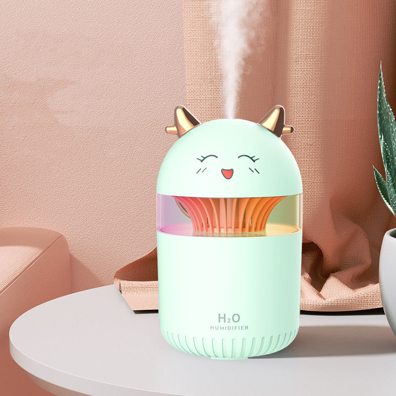 🐱💧 Cute Pet Humidifier | Silent Desktop Mist with Night Light 🌙✨