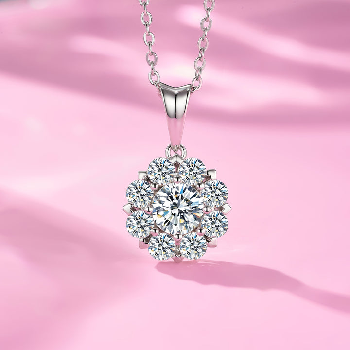 💎 Minimalist 1-Carat Morganite Pendant Necklace