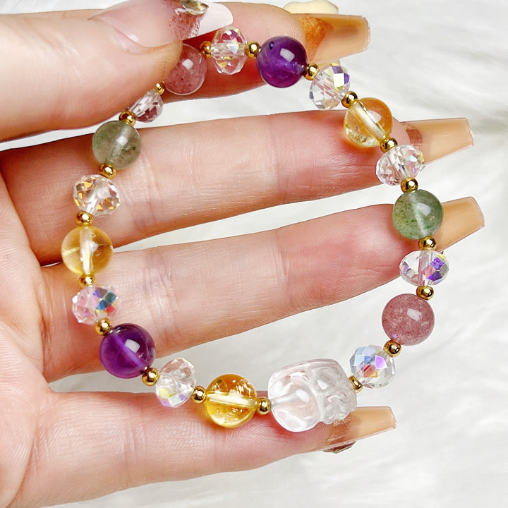 Phoenix Nine-Tail Fox Crystal Bracelet – Women's Elegant Jewelry