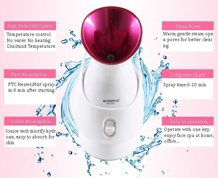 💨✨ Humidifying Steaming Machine | Facial Moisturizing Steam Beauty Device