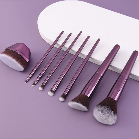 ✨ Beginner Soft Fur Makeup Brush Set (7-Piece) 💄