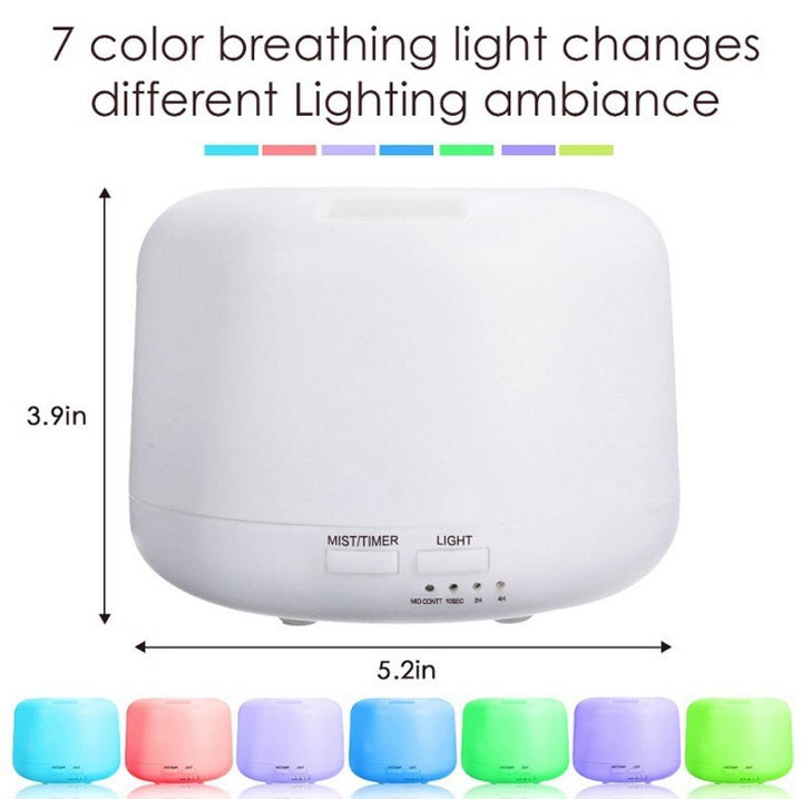 🌿💧 Mini 300ml Aromatherapy Humidifier | Ultrasonic Essential Oil Diffuser